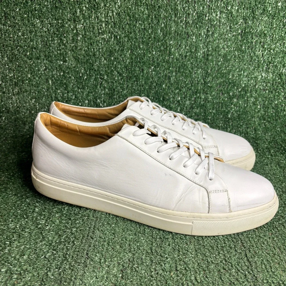 Thursday Boot Co Premier Low Top Leather Minimalist Luxury Sneaker White Mens 13